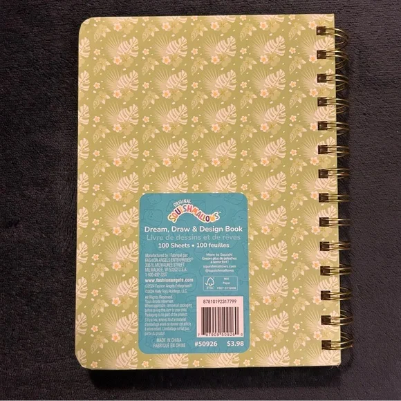 Squishmallows - Dream, Draw, & Design Book - Tropical Cover with Wendy the Frog - Picture 3 of 8
